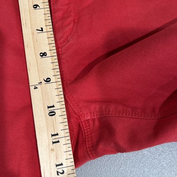 Escada Sport Pants Women EU 40 Red Denim 30 Skinny Preppy Capsule Vintage Boho - Picture 11 of 16